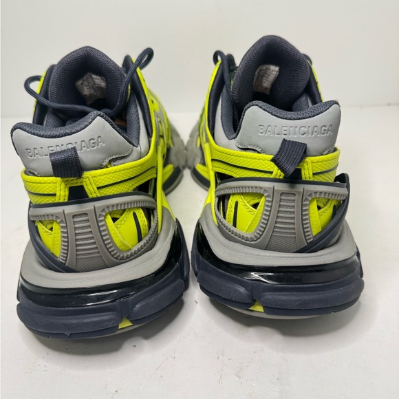 Balenciaga Track 2 Men’s Sneakers Size 43 EU / 10 US Metallic Green Grey - Picture 4 of 7